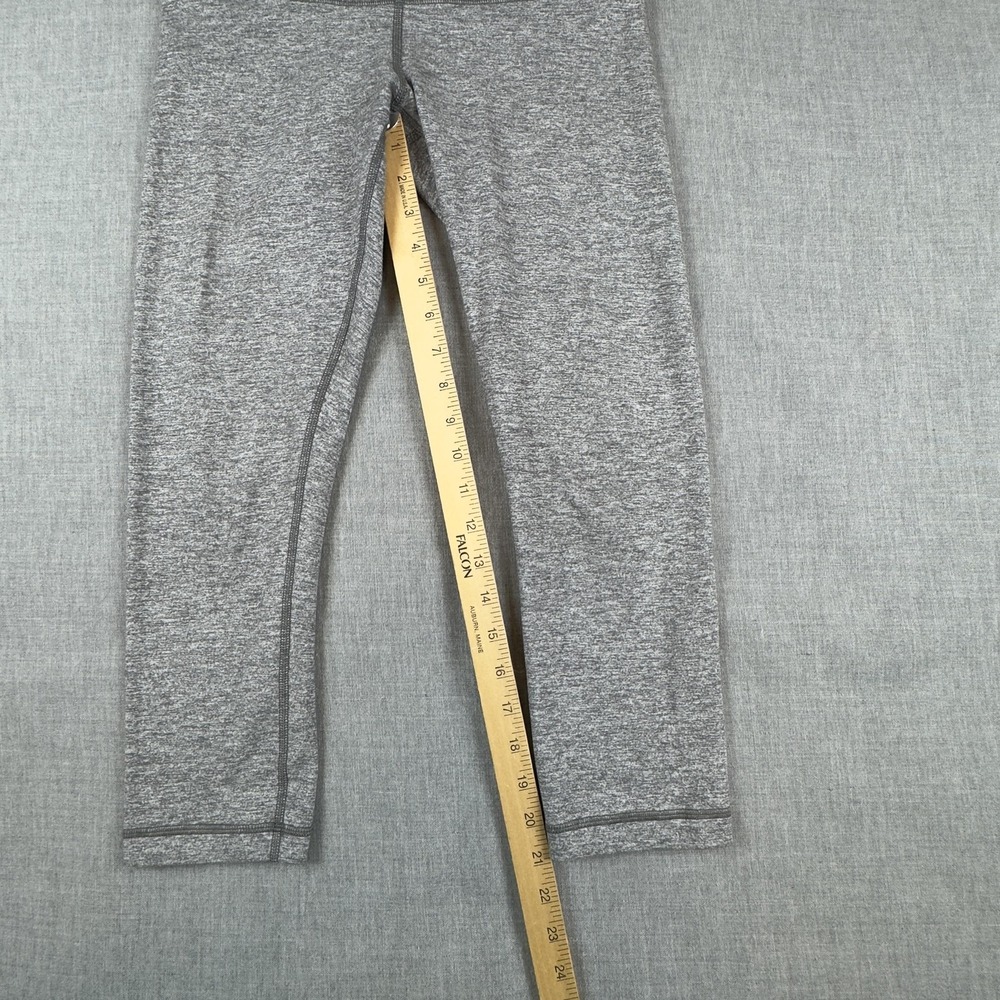 Lululemon Pants Womens 6 Heather Gray High Rise Leggings Yoga Stretch Activewear - Picture 6 of 8